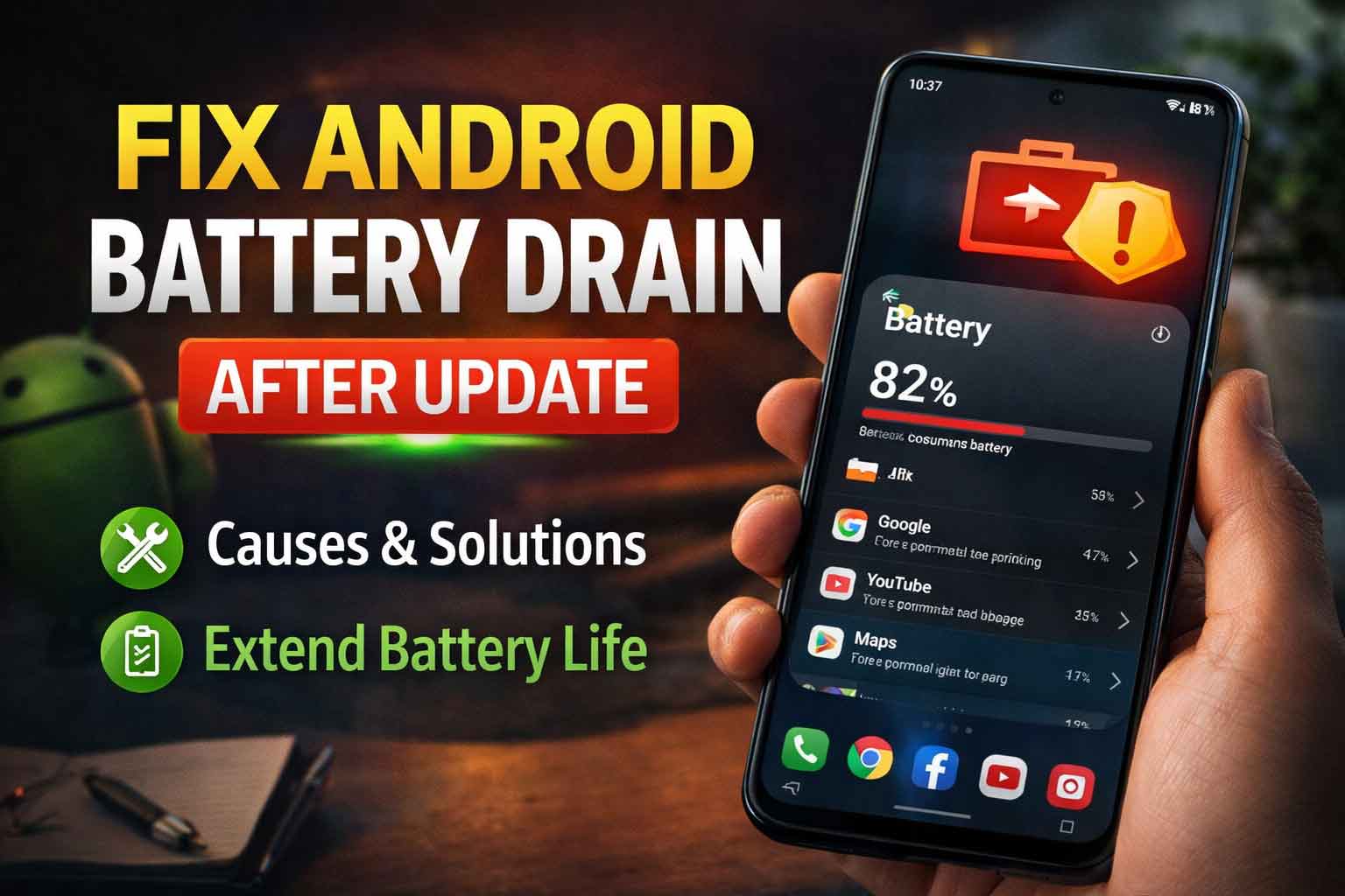 Fix-Android-Battery-Drain-After-Update